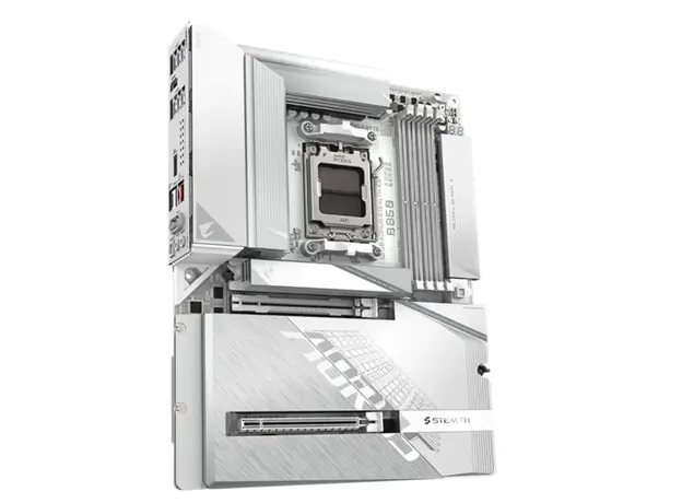 Motherboard GIGABYTE B850 A STEALTH ICE sAM5 B850 4xDDR5 M.2 HDMI ATX, 2 image