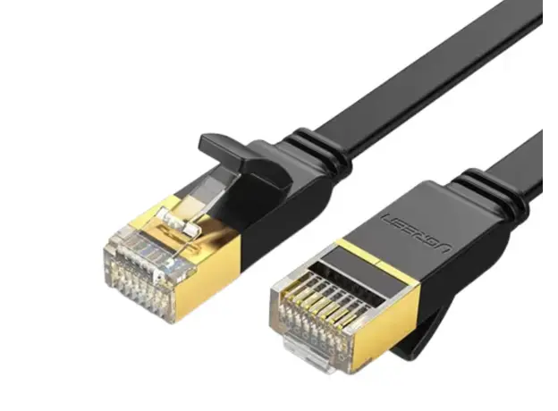 Network cable Ugreen Cat 7 U/FTP Lan Cable Flat Design 3m Black/11262
