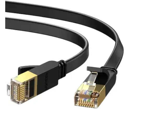 Cable Ugreen Cat 7 U/FTP Lan Cable Flat Design 1m Black/11260, 3 image