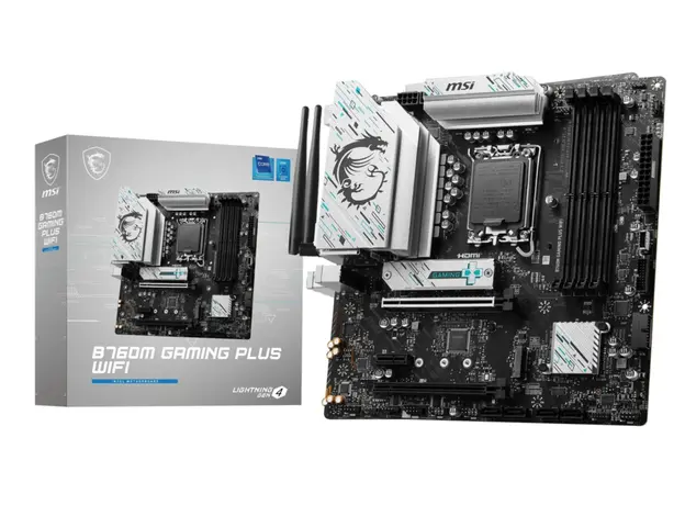 Motherboard MSI B760M GAMING PLUS WIFI s1700 B760 4xDDR5 HDMI DP WiFi BT mATX