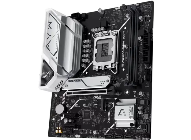 Motherboard ASUS B760M-AYW WIFI-SI s1700 B760 2xDDR5 M.2 HDMI Wi-Fi BT mATX BULK WITH ACCESSORY, 2 image