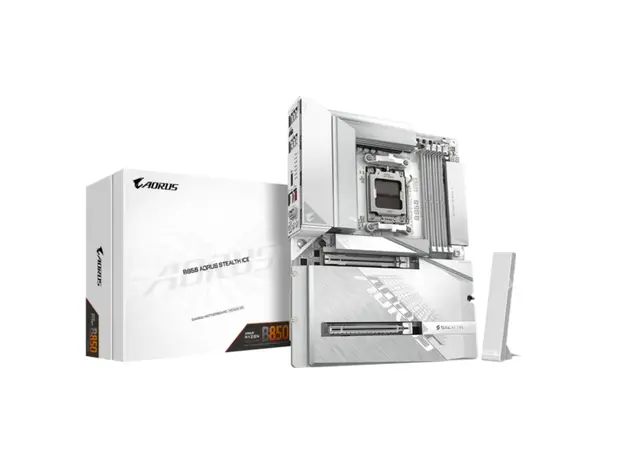 Motherboard GIGABYTE B850 A STEALTH ICE sAM5 B850 4xDDR5 M.2 HDMI ATX, 4 image
