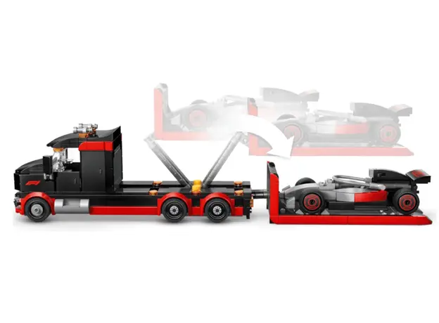 LEGO Constructor City F1 Display Truck with Audi F1 Race Car, 4 image