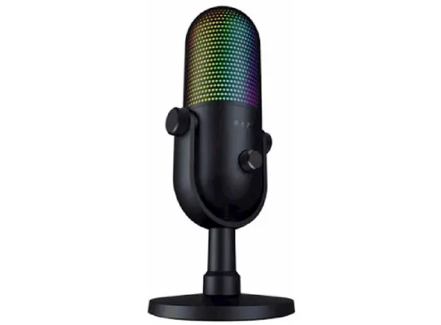 Razer gaming microphone Seiren V3 Chroma, Uni, RGB, USB-A, 2m, black, 2 image