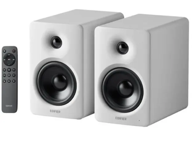 Edifier M90 Speakers, 100W, HDMI eARC, Optical, Type-C, AUX, Bluetooth, Compact Active Speaker, White, 4 image