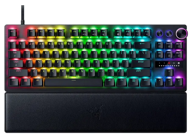 Keyboard Razer Keyboard Huntsman V3 Pro TKL RGB 84key Analog Optical Switches USB-A EN, black