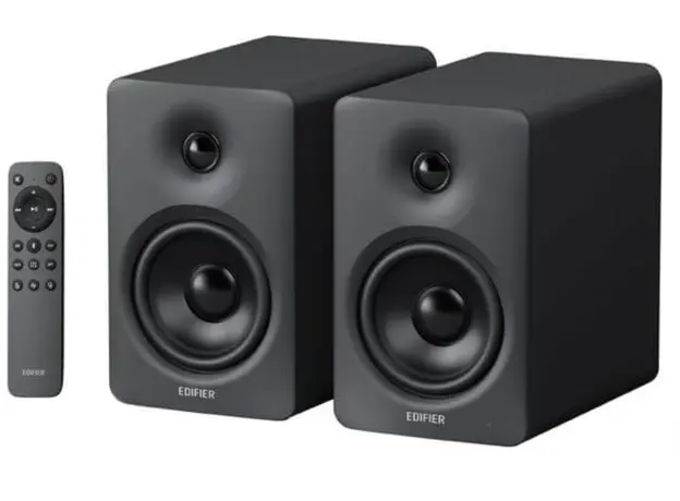 Edifier M90 Speaker, 100W, HDMI eARC, Optical, Type-C, AUX, Bluetooth, Compact Active Speaker, Black