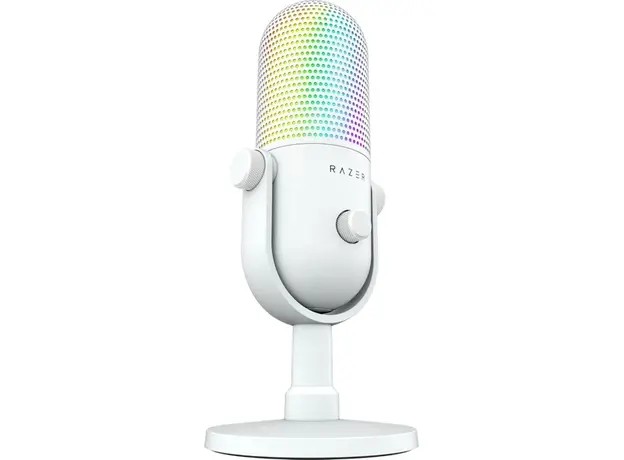 Razer gaming microphone Seiren V3 Chroma, Uni, RGB, USB-A, 2m, white, 2 image