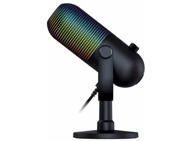 Razer gaming microphone Seiren V3 Chroma, Uni, RGB, USB-A, 2m, black, 3 image