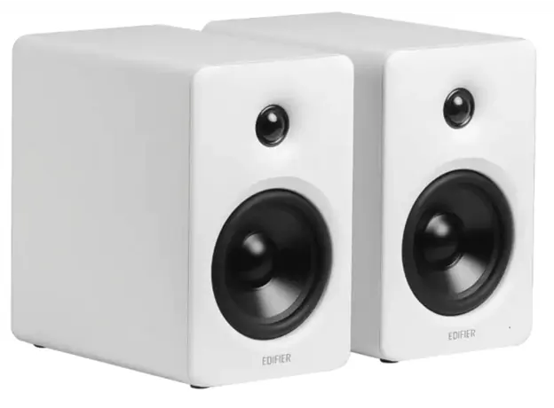 Edifier M90 Speakers, 100W, HDMI eARC, Optical, Type-C, AUX, Bluetooth, Compact Active Speaker, White, 2 image