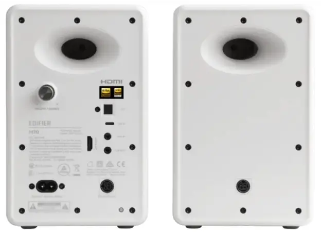 Edifier M90 Speakers, 100W, HDMI eARC, Optical, Type-C, AUX, Bluetooth, Compact Active Speaker, White, 5 image