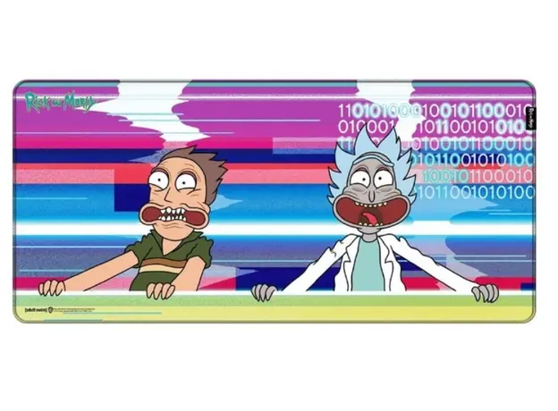 Rick and Morty Mousepad Glitched, XL
