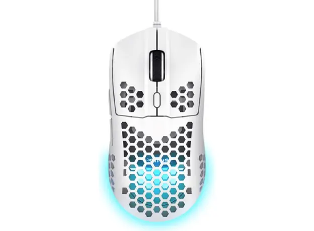Mouse Trust GXT 928W Helox, Wired, USB, Gaming Mouse, White