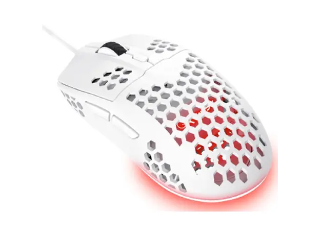 Mouse Trust GXT 928W Helox, Wired, USB, Gaming Mouse, White, 2 image