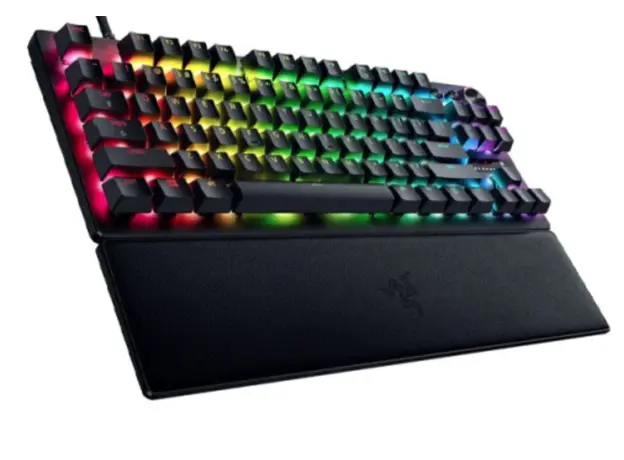 Razer Huntsman V3 Pro TKL 8KHz Mechanical Keyboard, 84 key, Analog Optical Switch Gen-2, USB-A, EN, RGB, black, 3 image