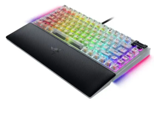 Razer Keyboard BlackWidow V4 75% RGB 83key Mechanical Tactile Switch GEN-3, USB-A, EN, Phantom White Ed., 3 image