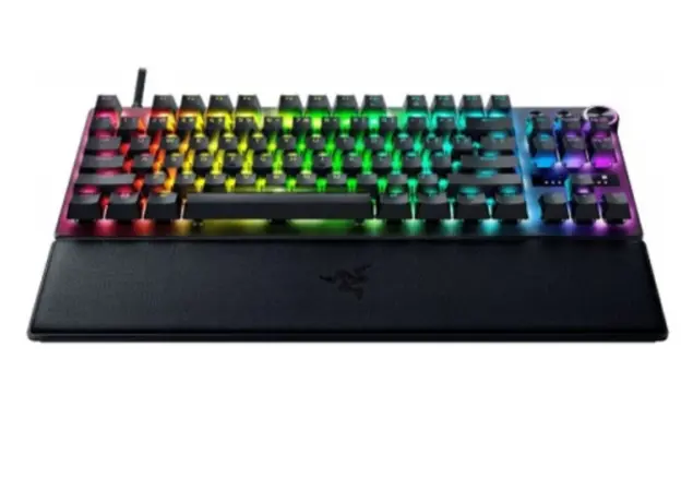 Razer Huntsman V3 Pro TKL 8KHz Mechanical Keyboard, 84 key, Analog Optical Switch Gen-2, USB-A, EN, RGB, black, 4 image