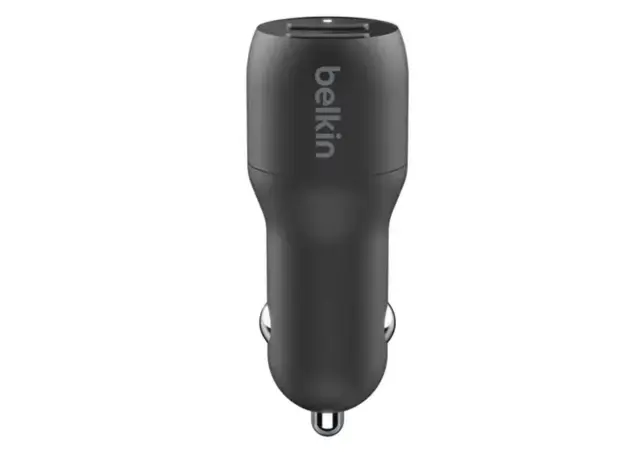 Belkin Car Charger 24W 2xUSB-A, cable USB-A > USB-C 1m, black, 2 image