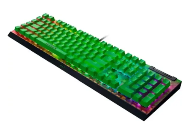 Razer Keyboard mechanical BlackWidow V4 X, 110key, Green Switch, USB-A, EN, RGB, Minecraft Ed., 2 image