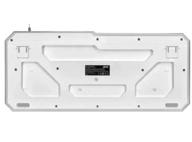 Keyboard 2E GAMING Membrane keyboard KG315 110key, USB-A, EN/RU, RGB, white, 3 image