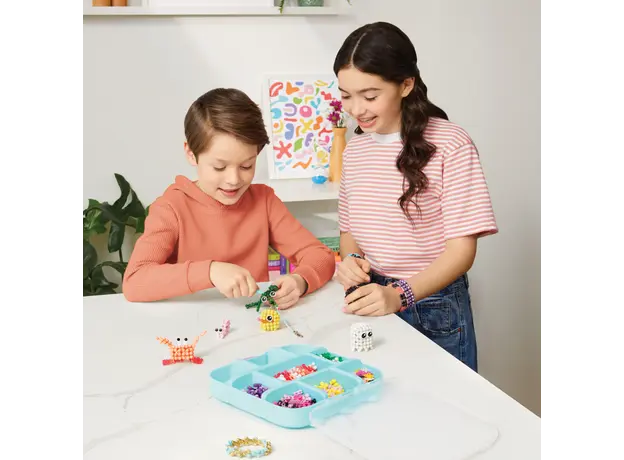 Wooden blocks set Make It Real LinXo Creator Set with Storage, 6 image