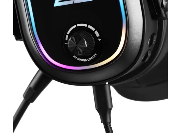 Earphone 2E GAMING Headset HG320 V2, 7.1, USB-A, RGB, 2m, black, 7 image