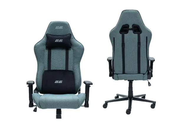 Gaming chair 2E BUSHIDO 2D-Armrests Green/2E-GC-BUS-ESGN, 4 image