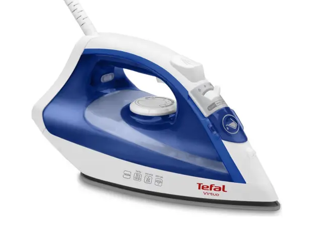 The text "უთო TEFAL FV1711E0" translates to "iron TEFAL FV1711E0" in English.