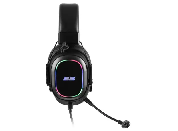 Earphone 2E GAMING Headset HG320 V2, 7.1, USB-A, RGB, 2m, black, 4 image