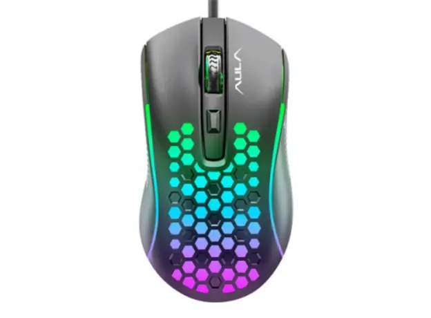 Mouse AULA S11 Ultra Lightweight Wired Gaming Mouse Black