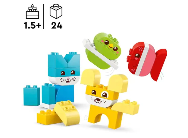 LEGO Constructor DUPLO My First 3 in 1 Creative Cute Pets, 3 image