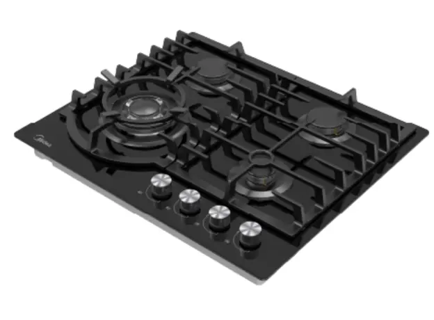 The surface of the MIDEA MG696TGB stovetop, 4 image