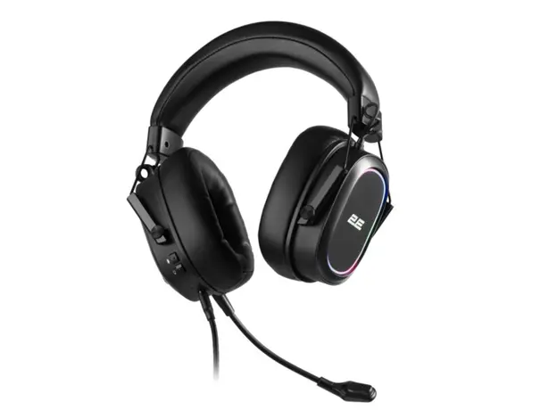 Earphone 2E GAMING Headset HG320 V2, 7.1, USB-A, RGB, 2m, black, 2 image