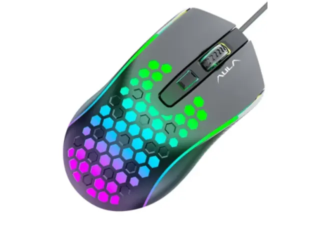 Mouse AULA S11 Ultra Lightweight Wired Gaming Mouse Black, 3 image