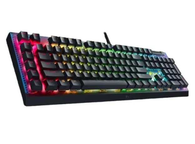 Razer BlackWidow V4 X Mechanical Keyboard, 110 key, Yellow Switch, USB-A, EN, RGB, Fortnite Edition., 2 image