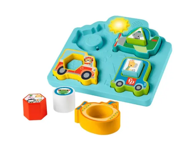 Toy figures MATTEL Shapes & Sound Vehicle Music
