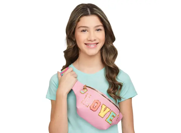 Children's Waist Bag Make It Real Fashion Bum Bag With Patches, 4 image