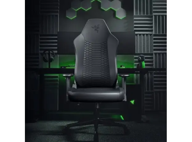 Gaming Chair Razer Iskur V2 NewGen Black-Green/RZ38-04900700-R3G1, 3 image