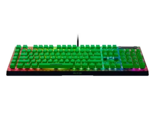 Razer Keyboard mechanical BlackWidow V4 X, 110key, Green Switch, USB-A, EN, RGB, Minecraft Ed., 4 image