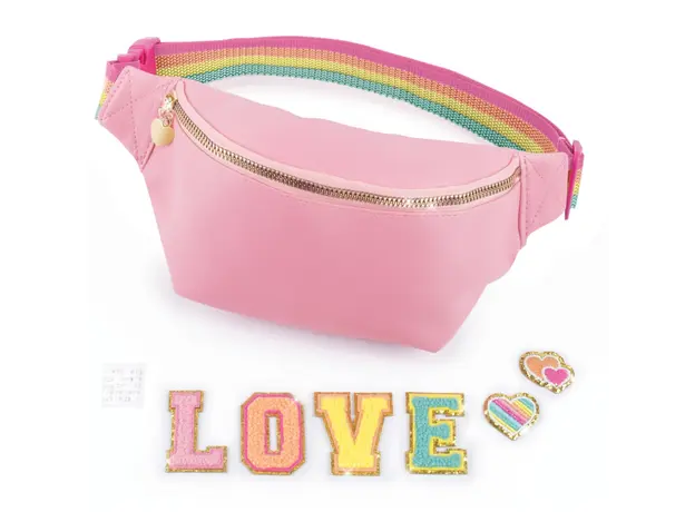 Children's Waist Bag Make It Real Fashion Bum Bag With Patches, 3 image