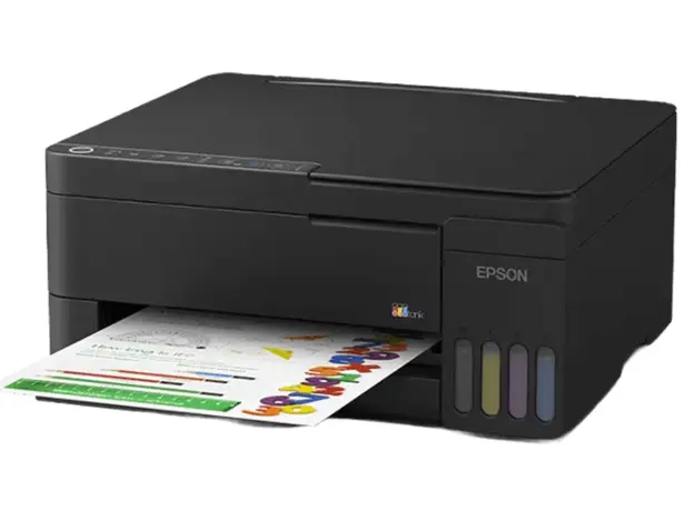 Printer Epson C11CL62413 EcoTank Home L3350, MFP, A4, USB, WIFI, Color Printer, Black, 3 image