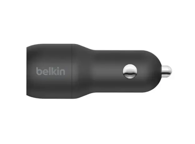 Belkin Car Charger 24W 2xUSB-A, cable USB-A > USB-C 1m, black, 3 image