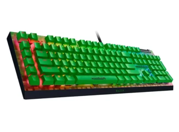Razer Keyboard mechanical BlackWidow V4 X, 110key, Green Switch, USB-A, EN, RGB, Minecraft Ed., 3 image