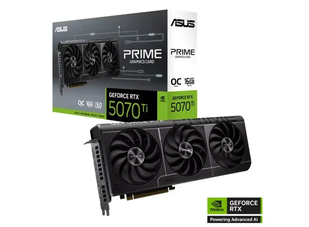 Video card ASUS PCI Express 12GB/ PRIME-RTX5070TI-O16G