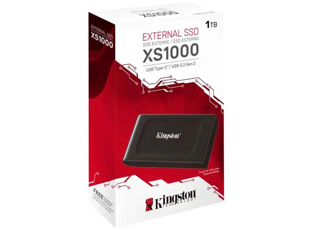 External Hard Drive Kingston XS1000 1TB SSD | Pocket-Sized | USB 3.2 Gen 2 | External Solid State Drive | Up to 1050MB/s, 2 image