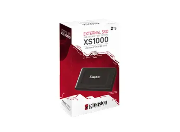 Hard Drive Kingston XS1000 2TB SSD | Pocket-Sized | USB 3.2 Gen 2 | External Solid State Drive | Up to 1050MB/s, 2 image