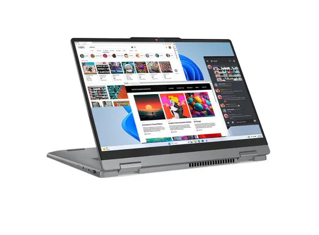 Laptop Lenovo IdeaPad 5 2-in-1 14" OLED Touch i5-13420H 16GB 512GB SSD Integrated Intel Graphics Luna Grey, 2 image
