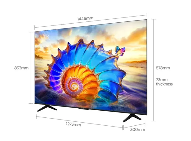 TCL 65V6D Google TV 4K HDR10 WiFi5 BT5.2 Dolby Audio 10W 200X200, 3 image