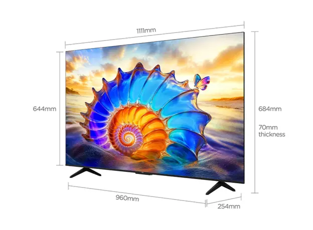 TCL 50V6D Google TV 4K HDR10 WiFi5 BT5.2 Dolby Audio 10W 200X200, 3 image