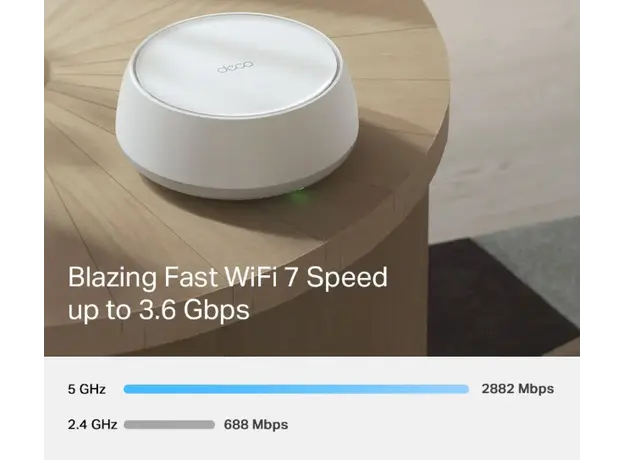TP-link Deco BE25(1-pack) BE3600 Whole Home Mesh WiFi 7 System, 2 image